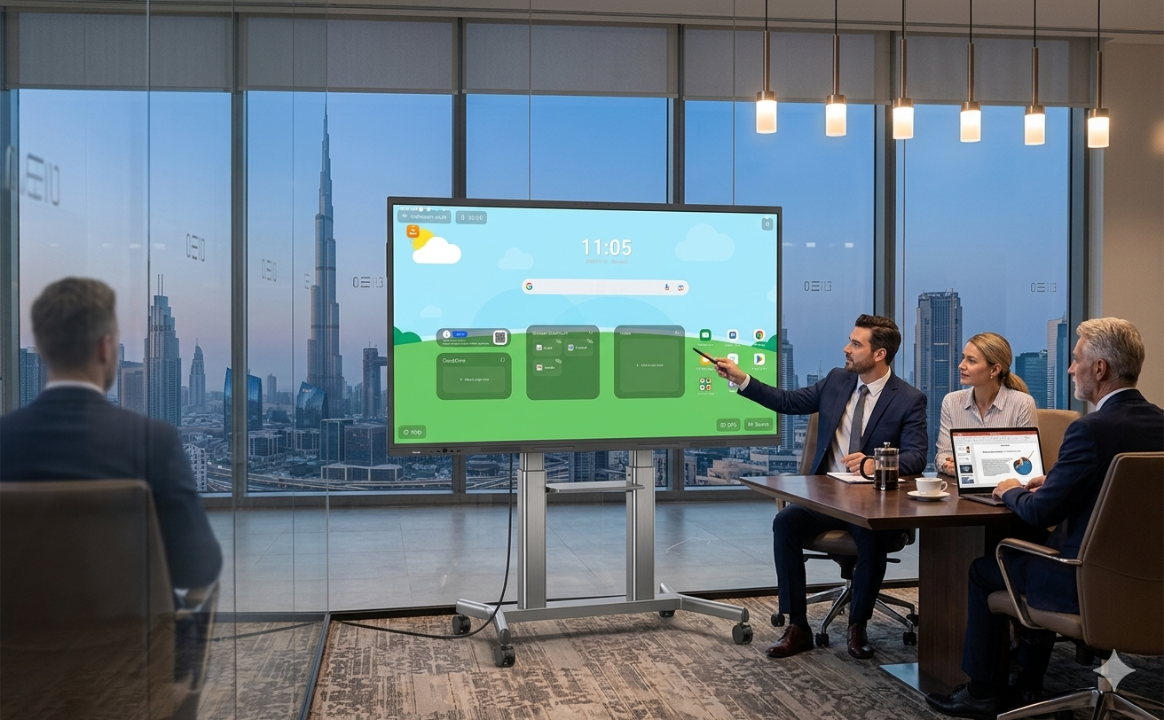 86 inch interactive display without camera